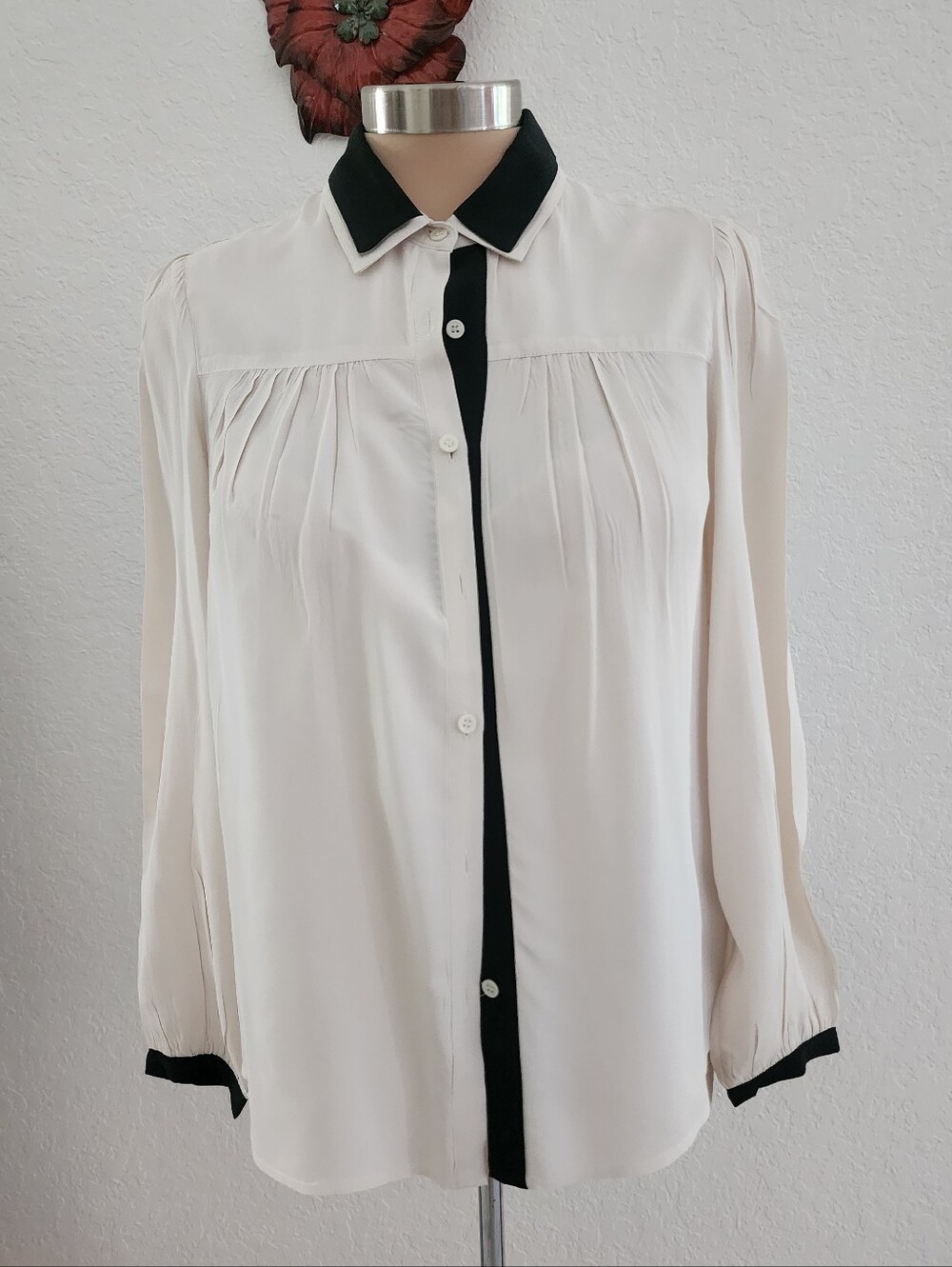 PABLO | Womens Beige And Black Top